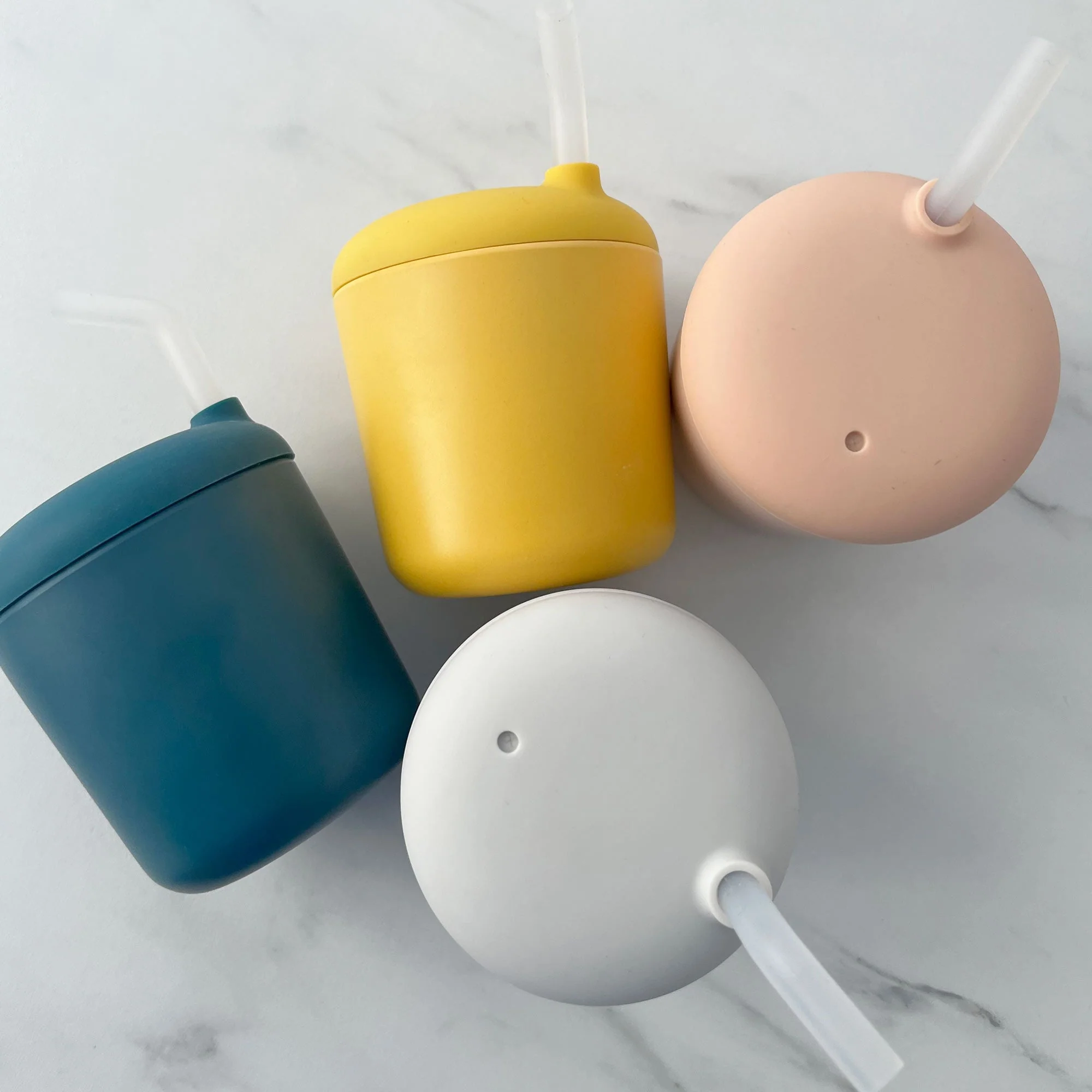Vogeelle Sippy Cup with Straw - Blue Abyss