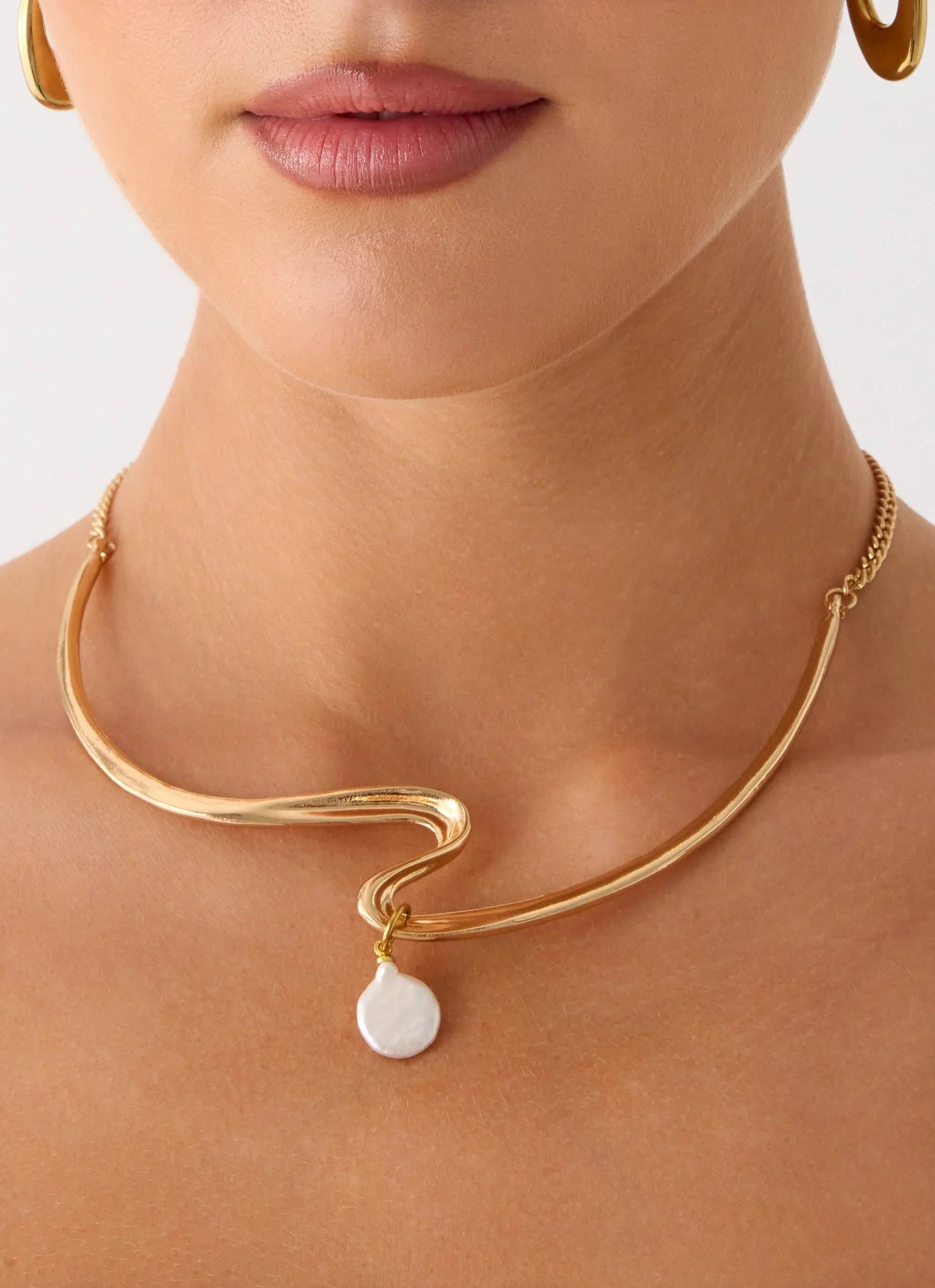 Lumen Choker Necklace - Gold
