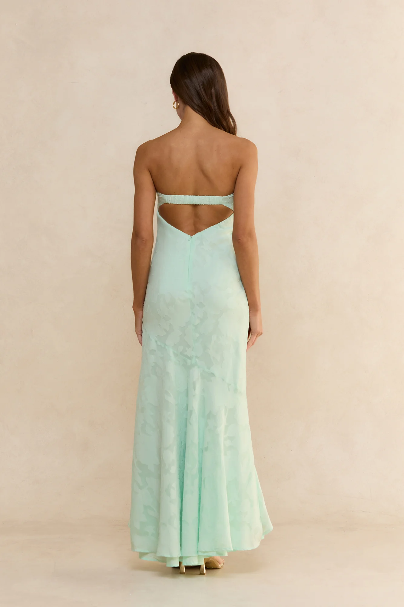 Summer Sorbet Strapless Midi Dress Mint