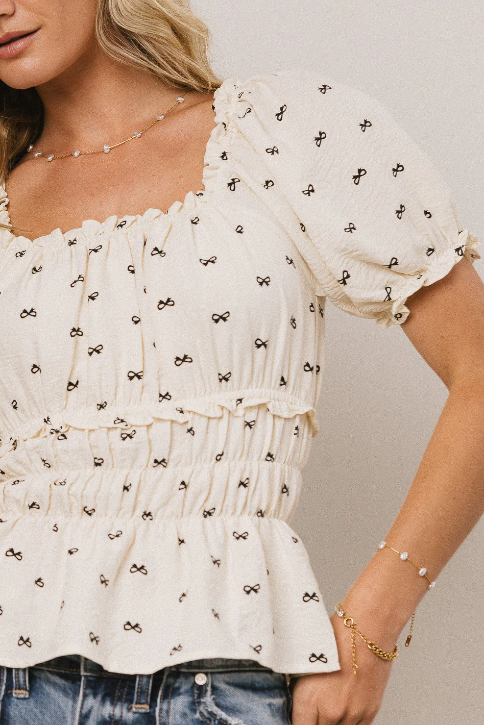 Aris Bow Blouse