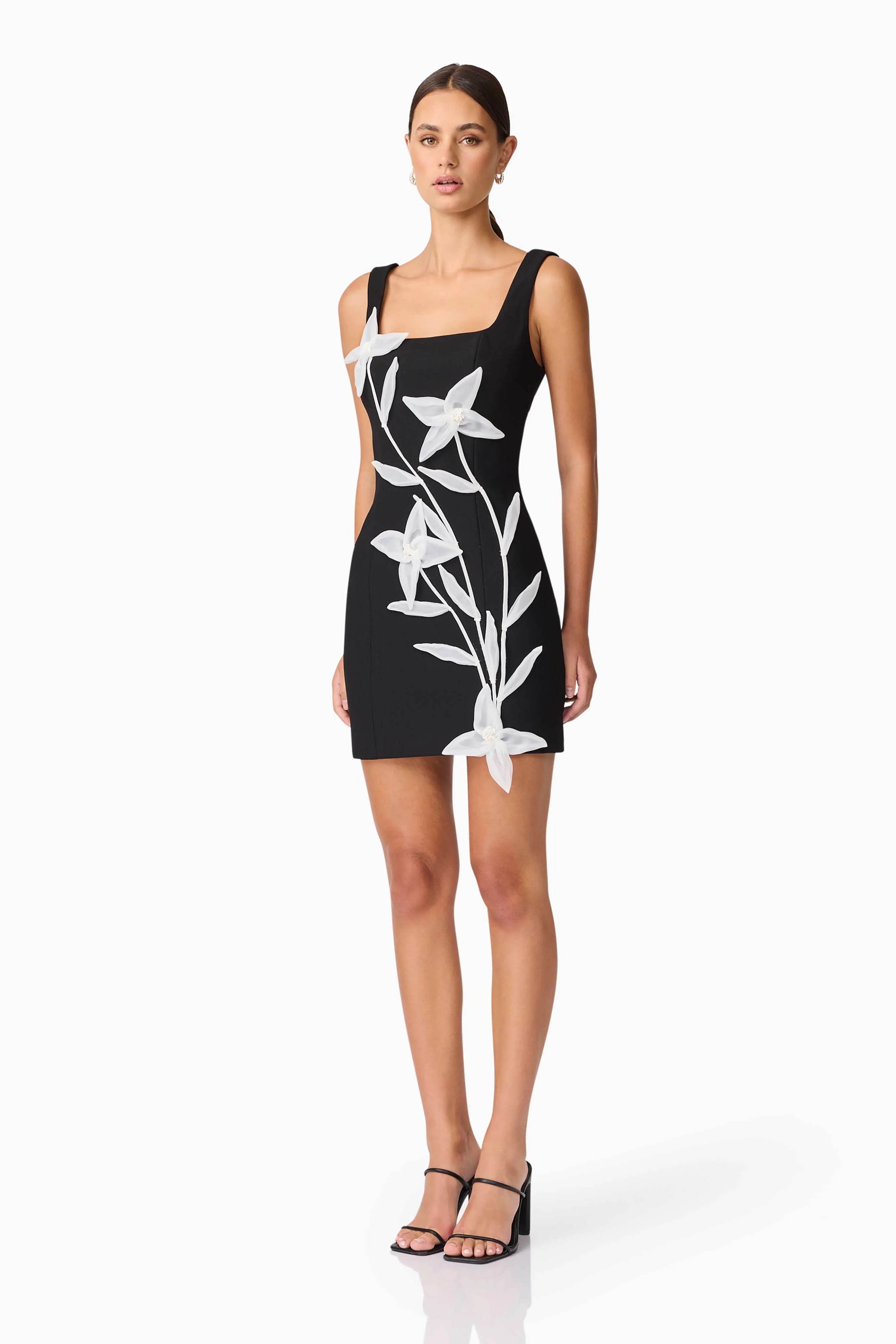Ilaria Party Mini Dress in Black