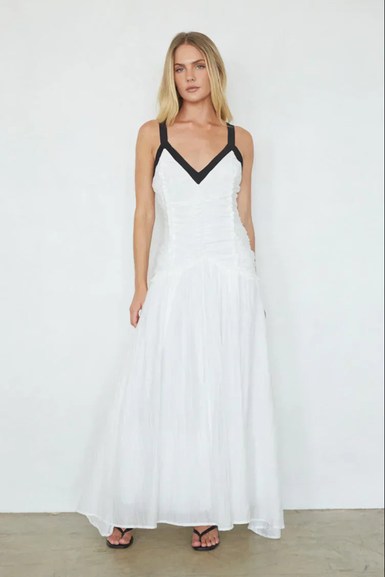 Oaklynn Contrast Maxi Dress