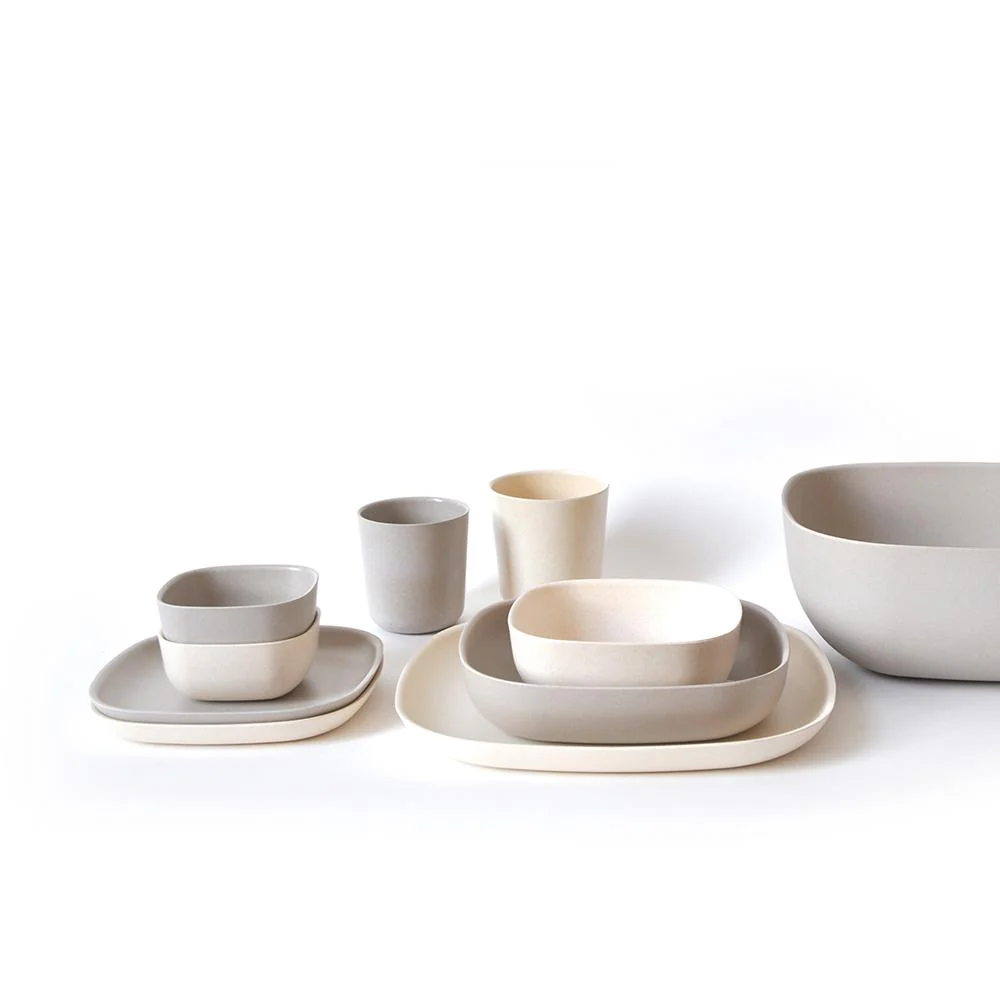 Vogeelle Large Salad Bowl - Stone