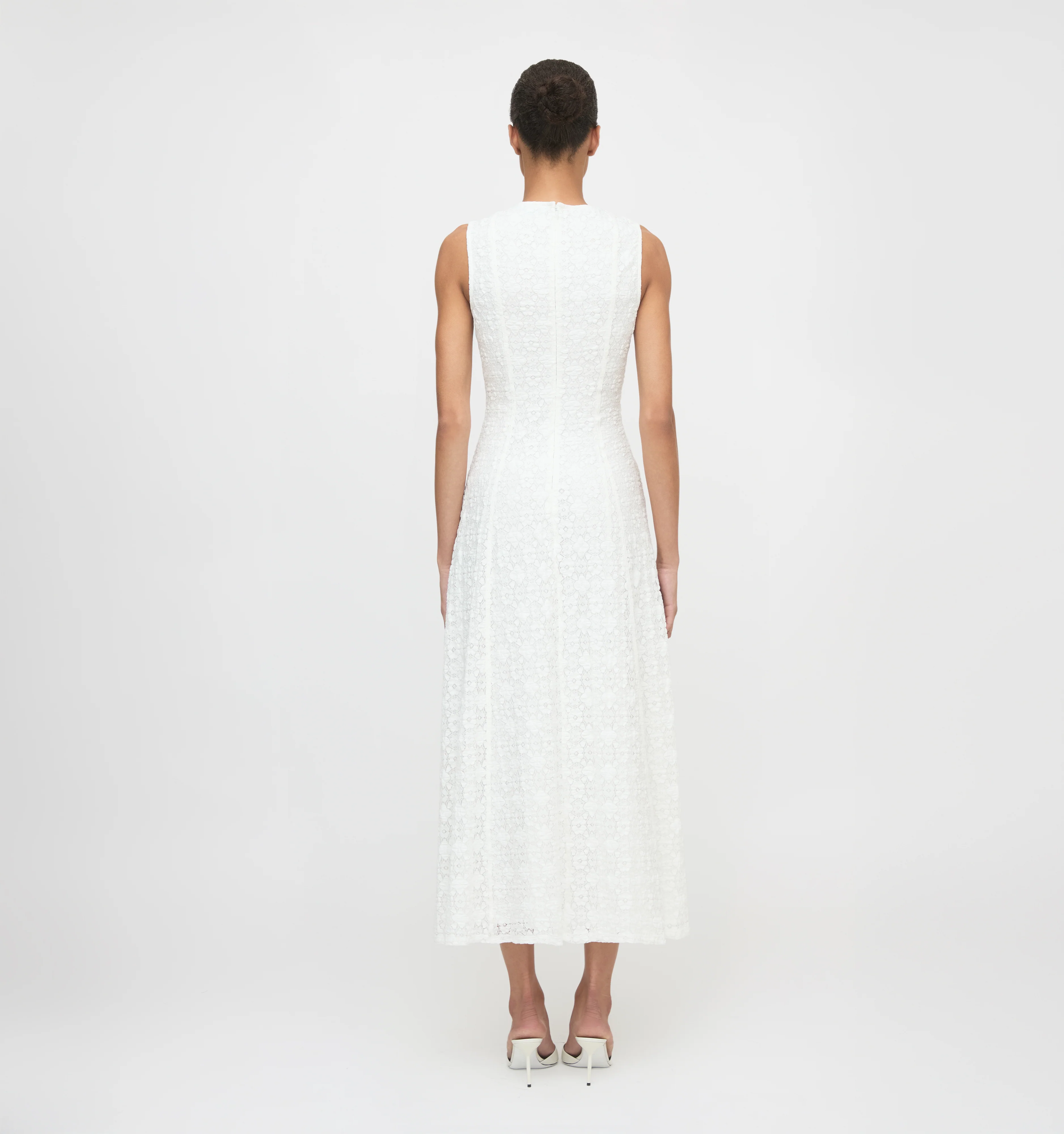 The Leanne Dress - White Lace