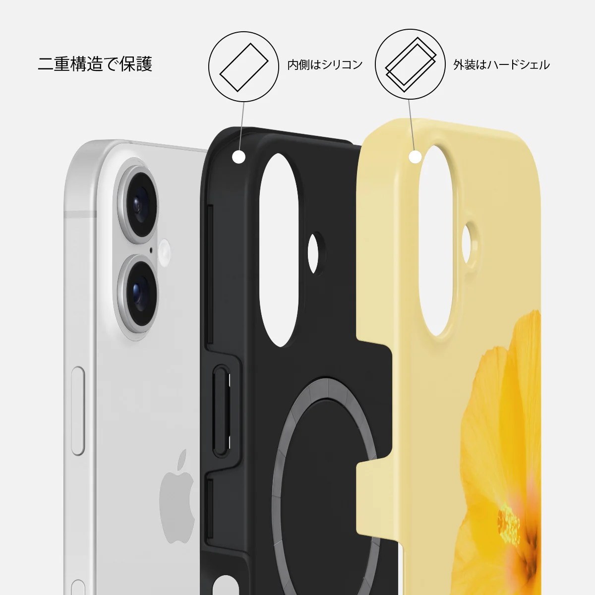 Hibiscus - iPhone 16 Plus ケース