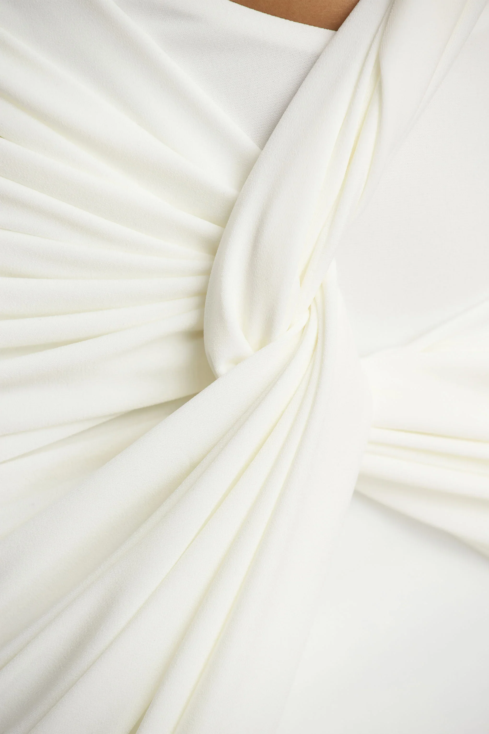Wilma | White Asymmetric Micro-Mini Dress With Open-Back And Cut-Out Detail