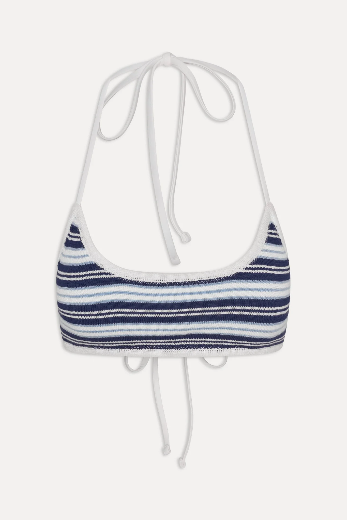 x JENNIE Star Knit Bikini Top - Arctic Stripe