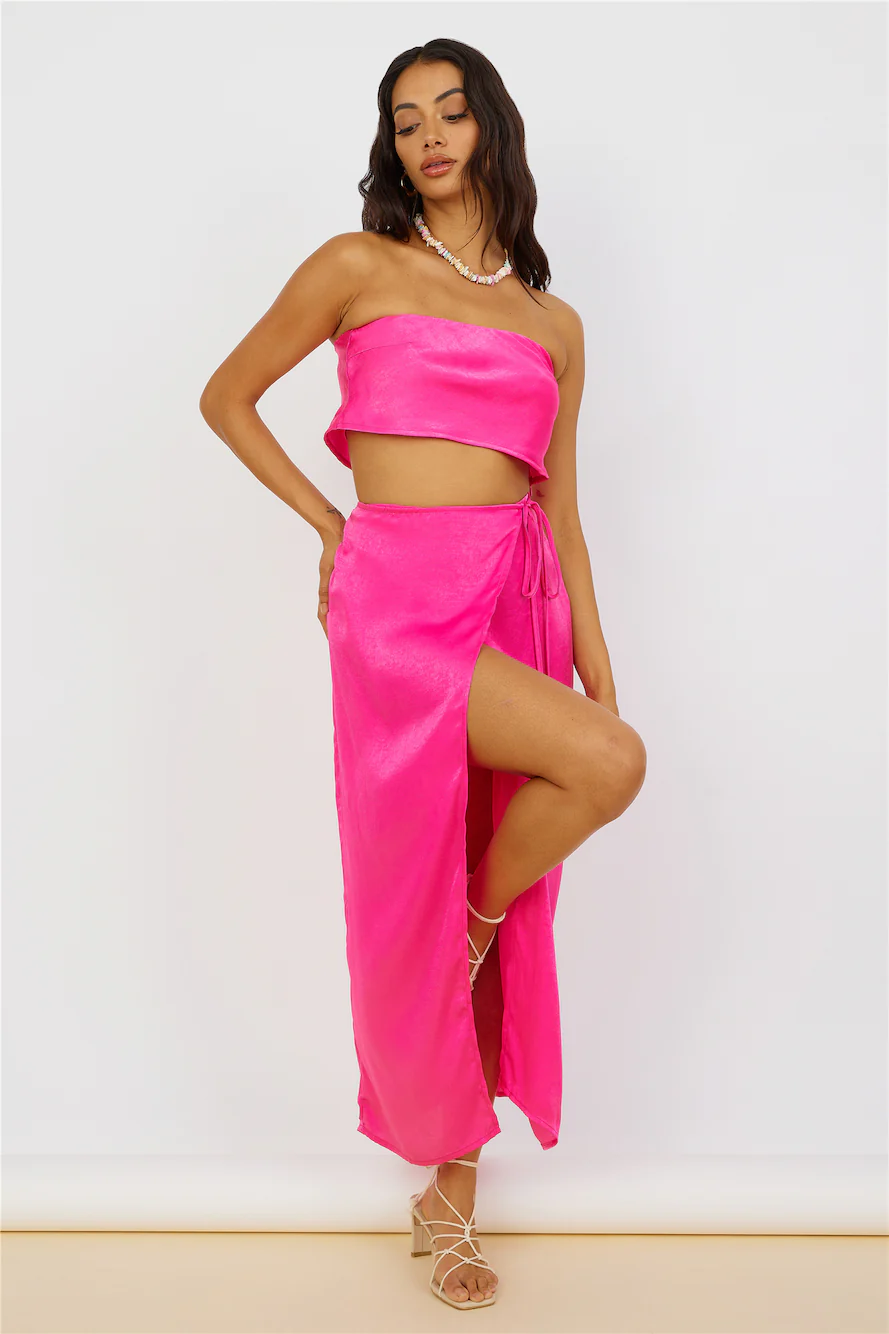 The Right Place Crop Top Pink