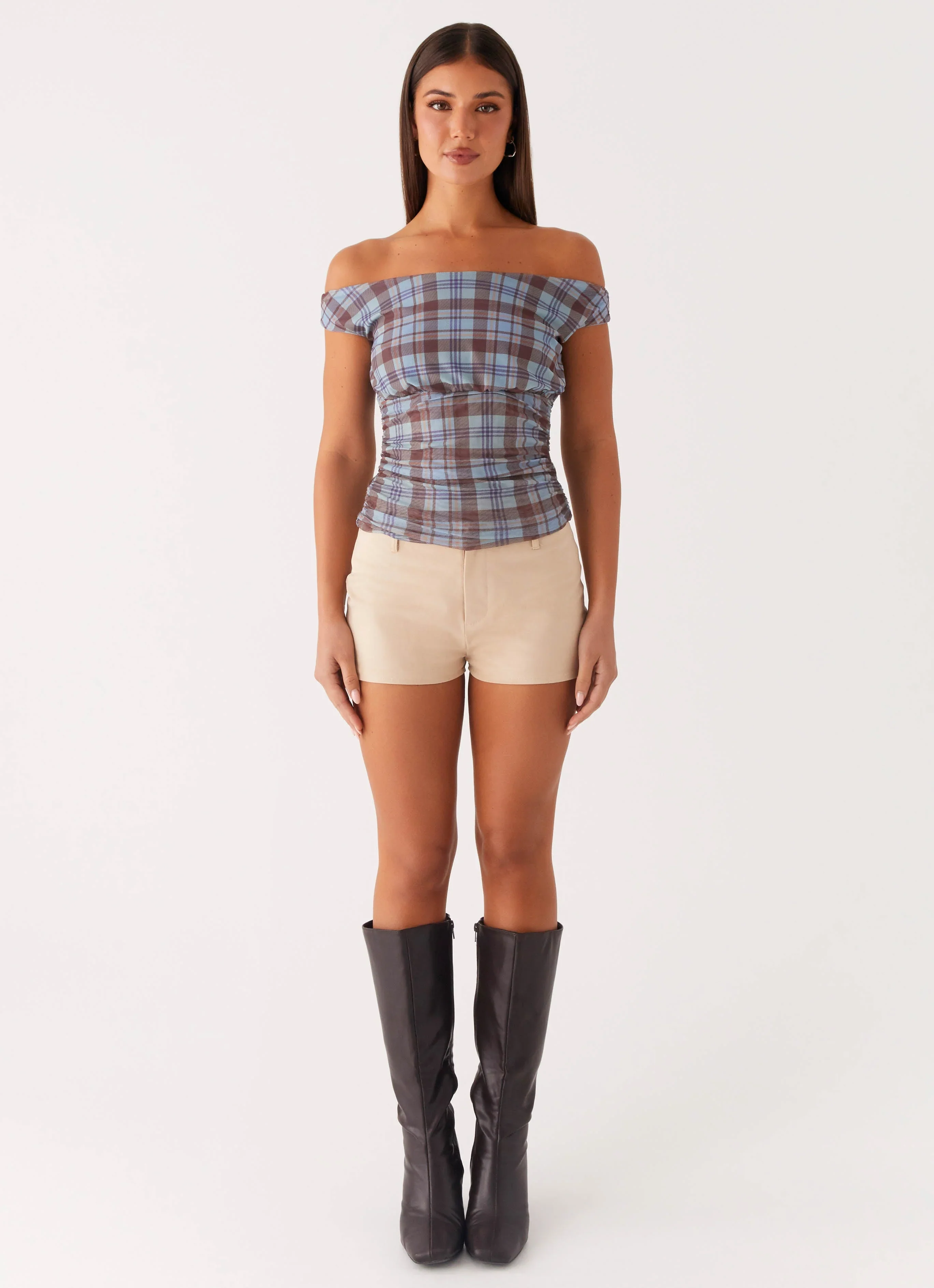 Zahli Off Shoulder Top - Shoreline Check