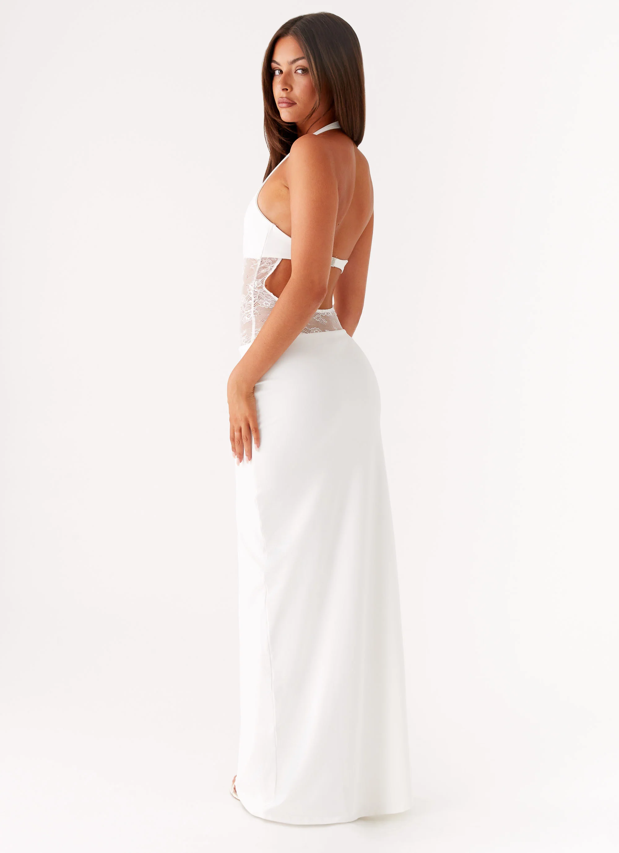 Main Focus Maxi Dress - White