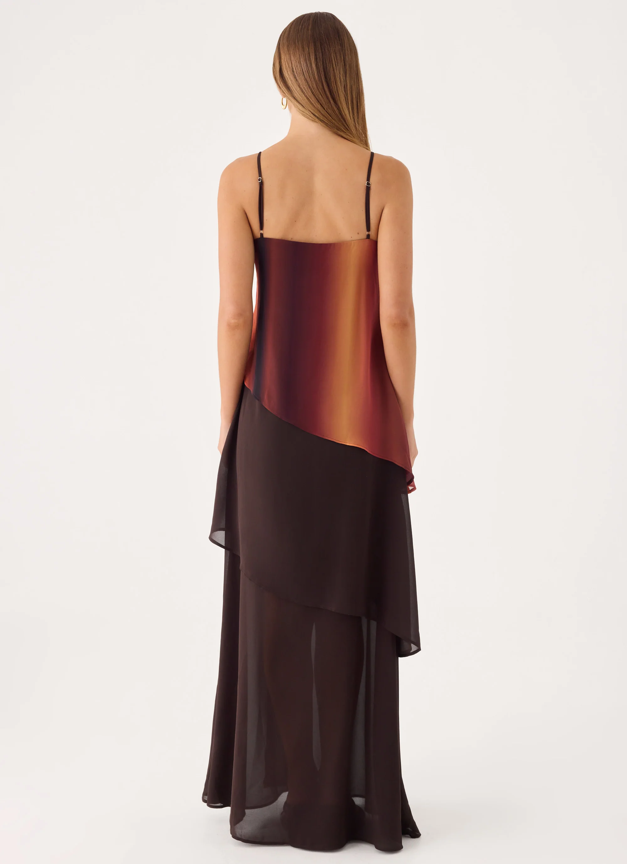 Ruesella Maxi Dress - Brown - luluinthesky