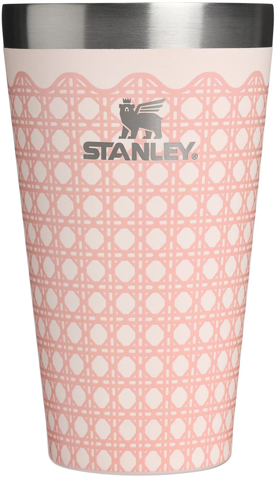 Stanley 16 oz. Adventure Stacking Pint Glass - Rose Quartz Rattan