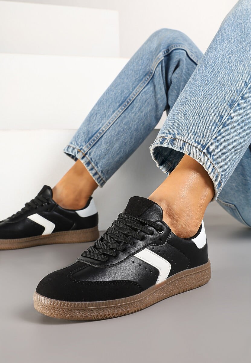 Białe Sneakersy z Perforacją w Stylu Tenisówek Olirielis