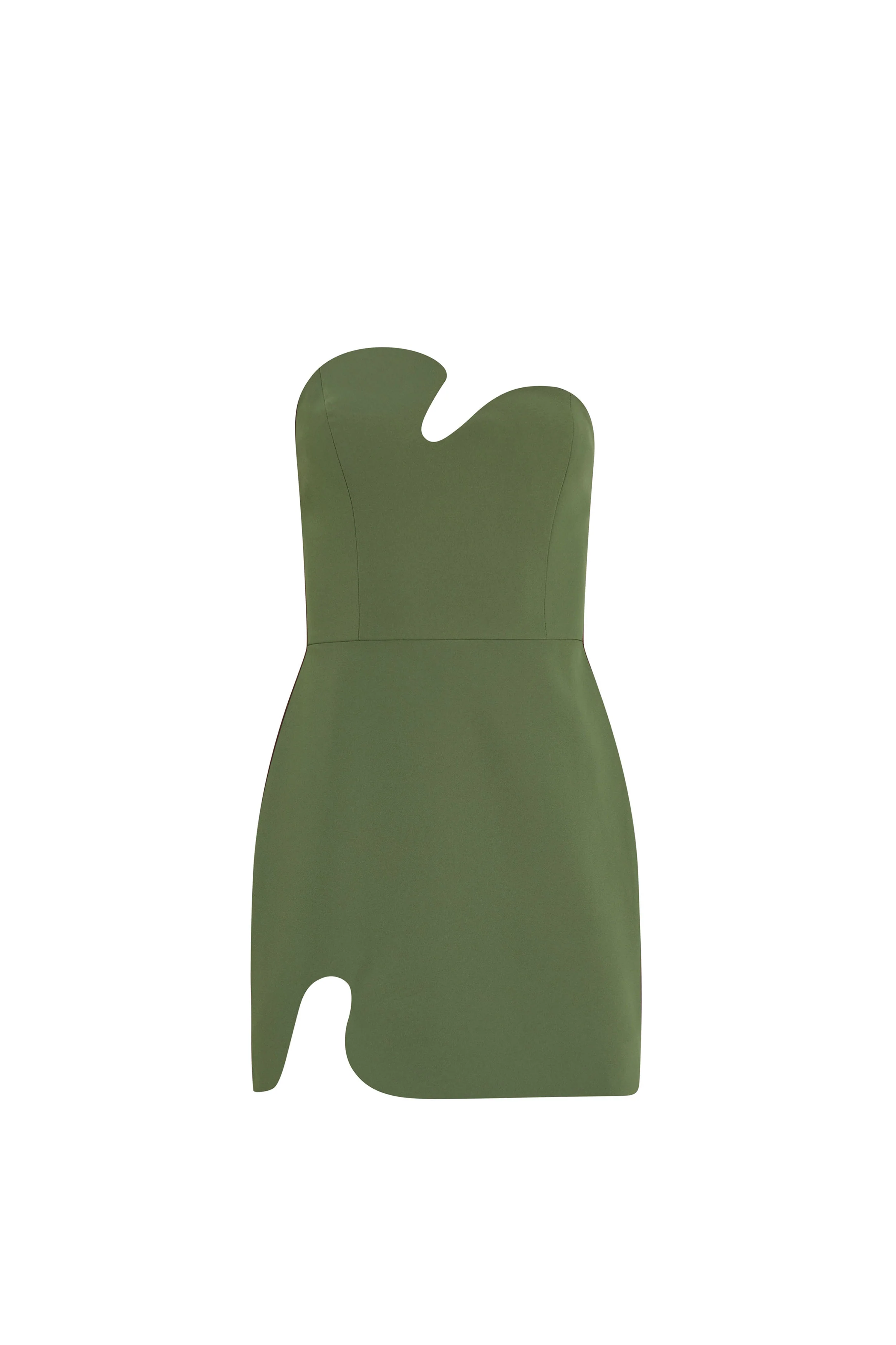Strapless Puzzle Mini Dress