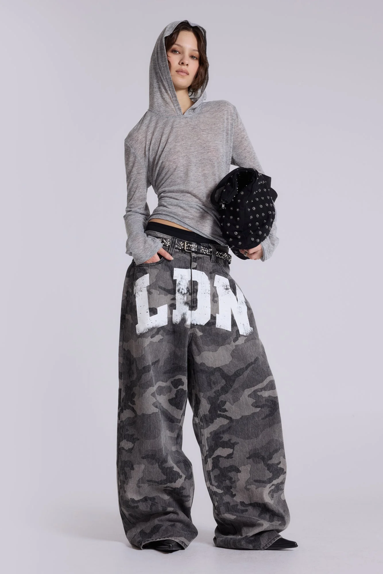 Grey Marl Mist Hoodie