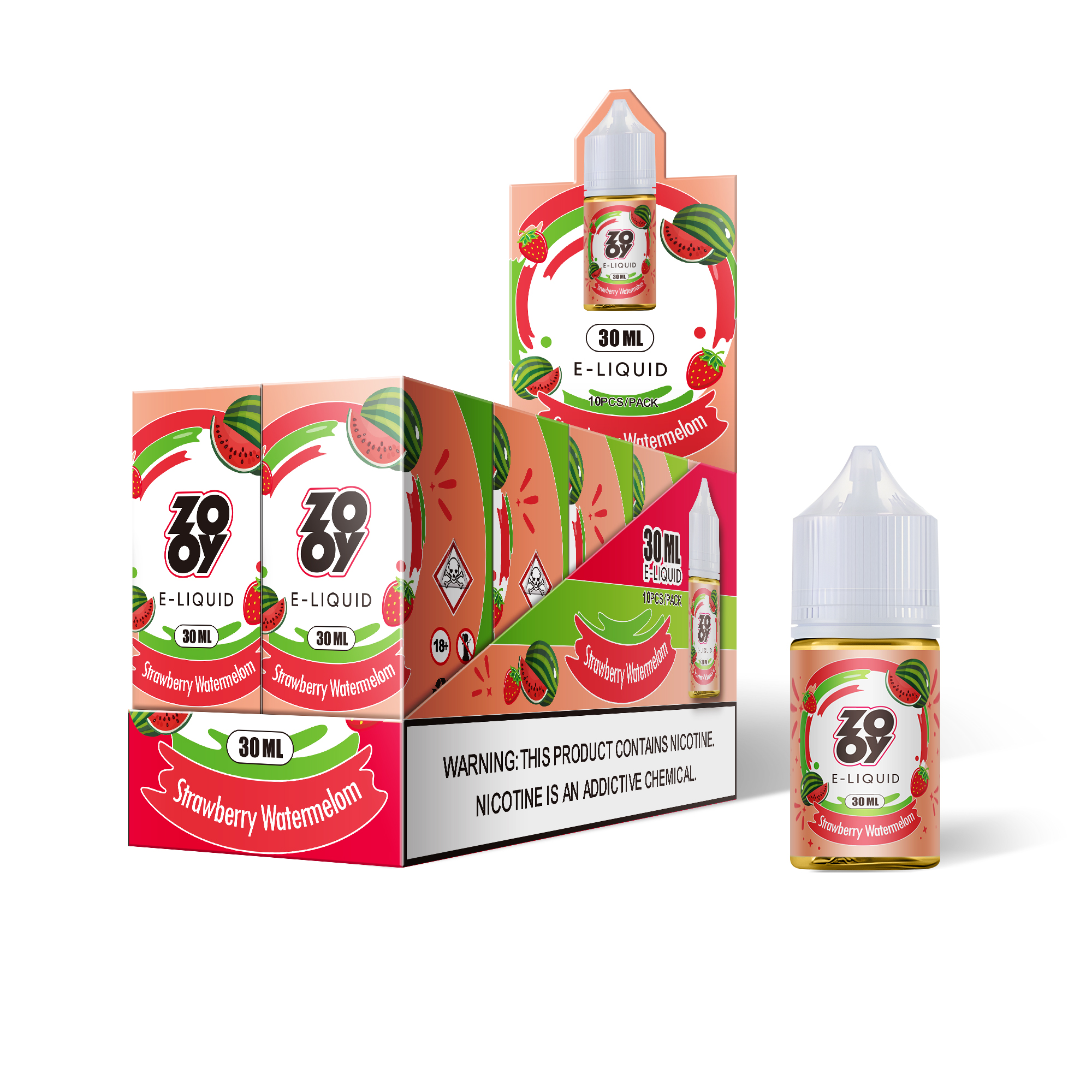 ZOOY 30ML E-Liquid/1 BOX(10 PCS)