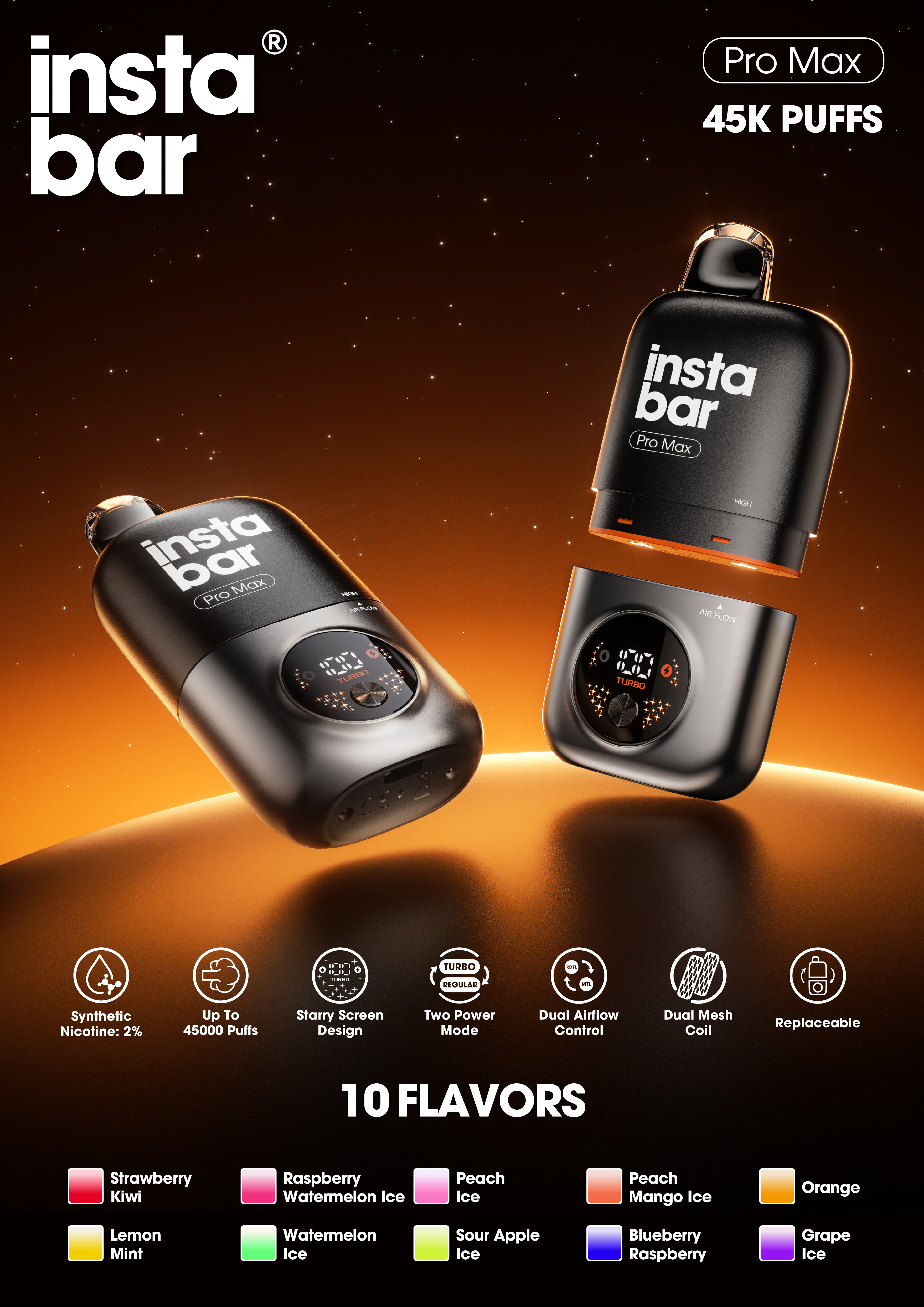 Instabar Pro Max 45K KIT