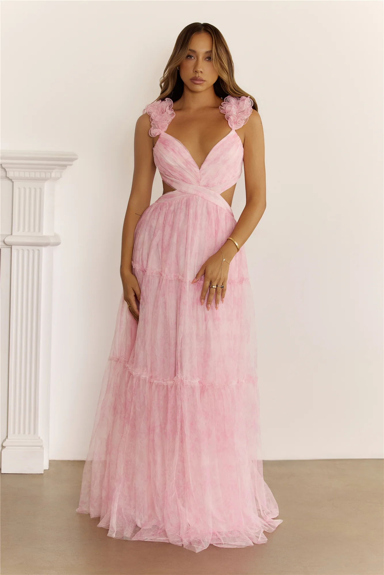 Endless Riviera Maxi Dress Pink
