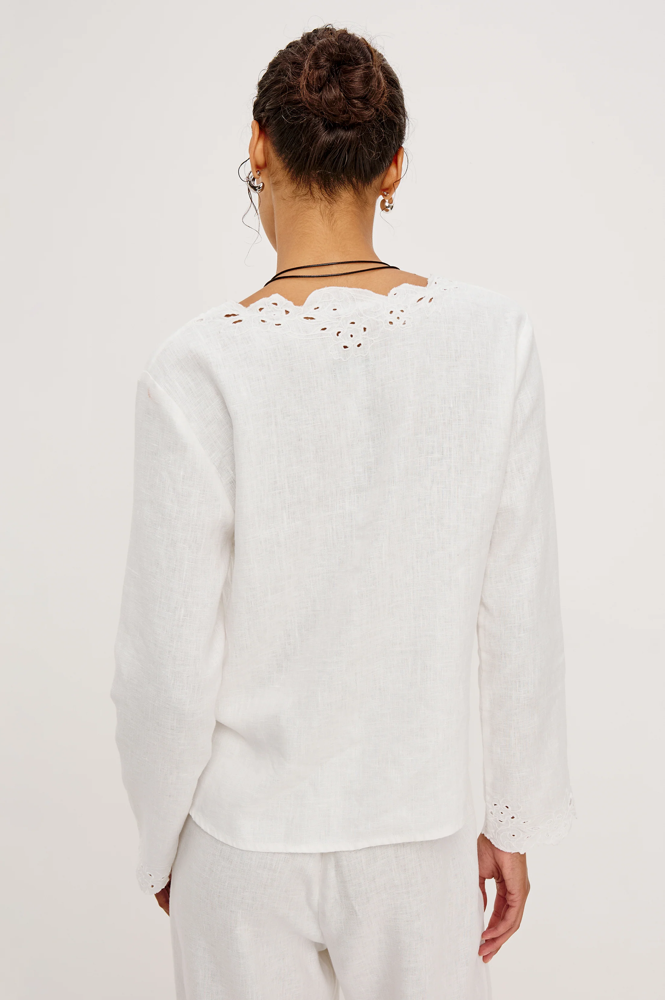 Fleur Top - White