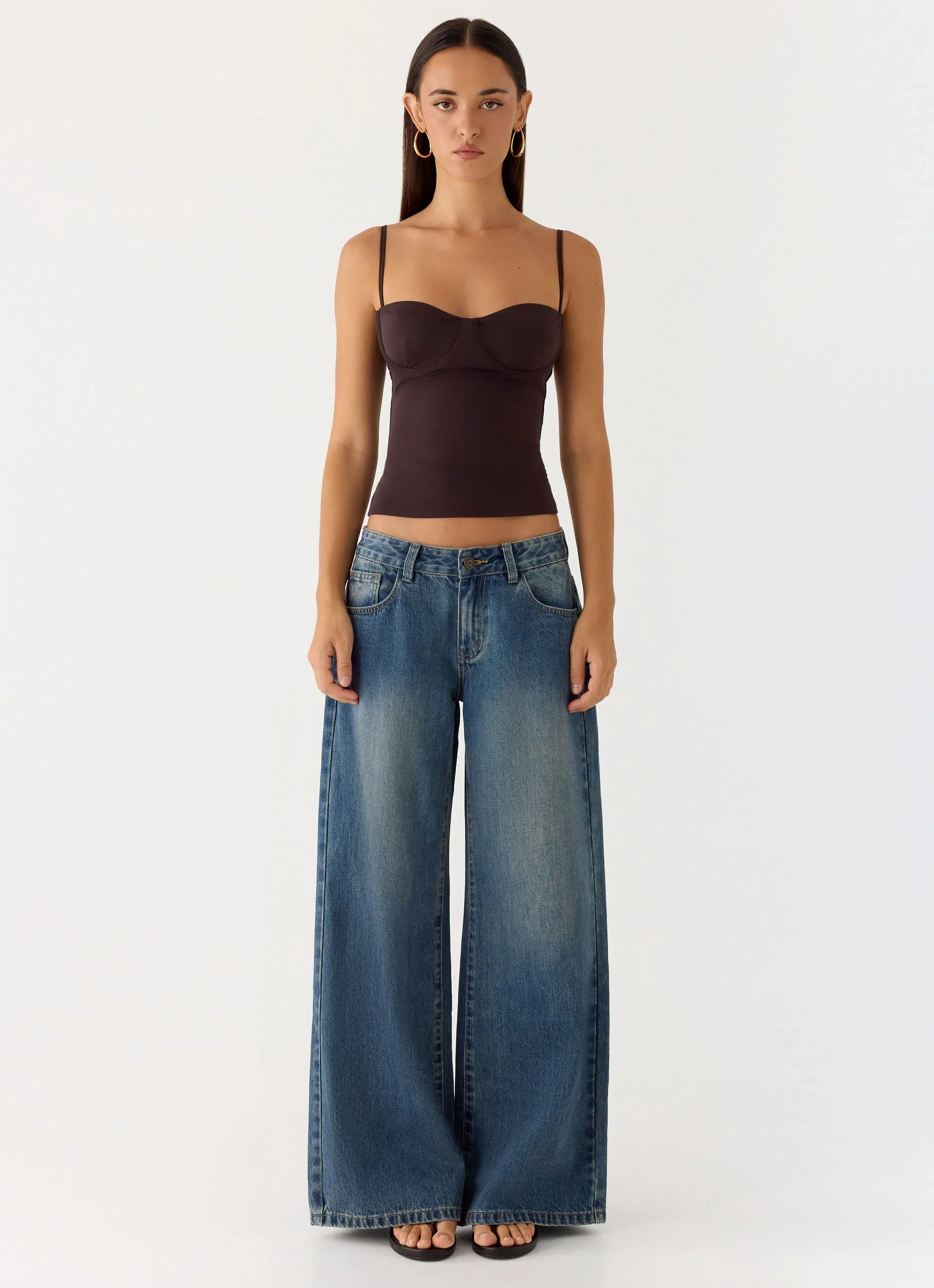 Ame Underwire Top - Chocolate