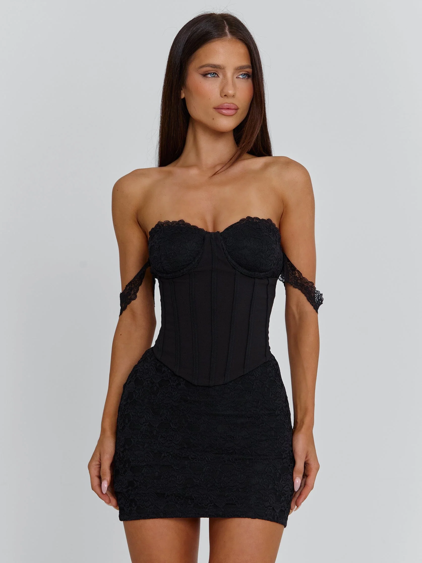 ZANA MINI DRESS BLACK