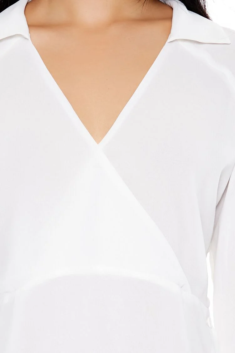 Cutout Surplice Top
