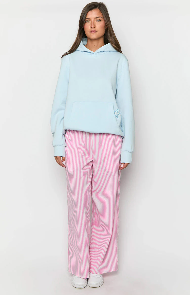 P.MAYO Light Blue Star Hoodie