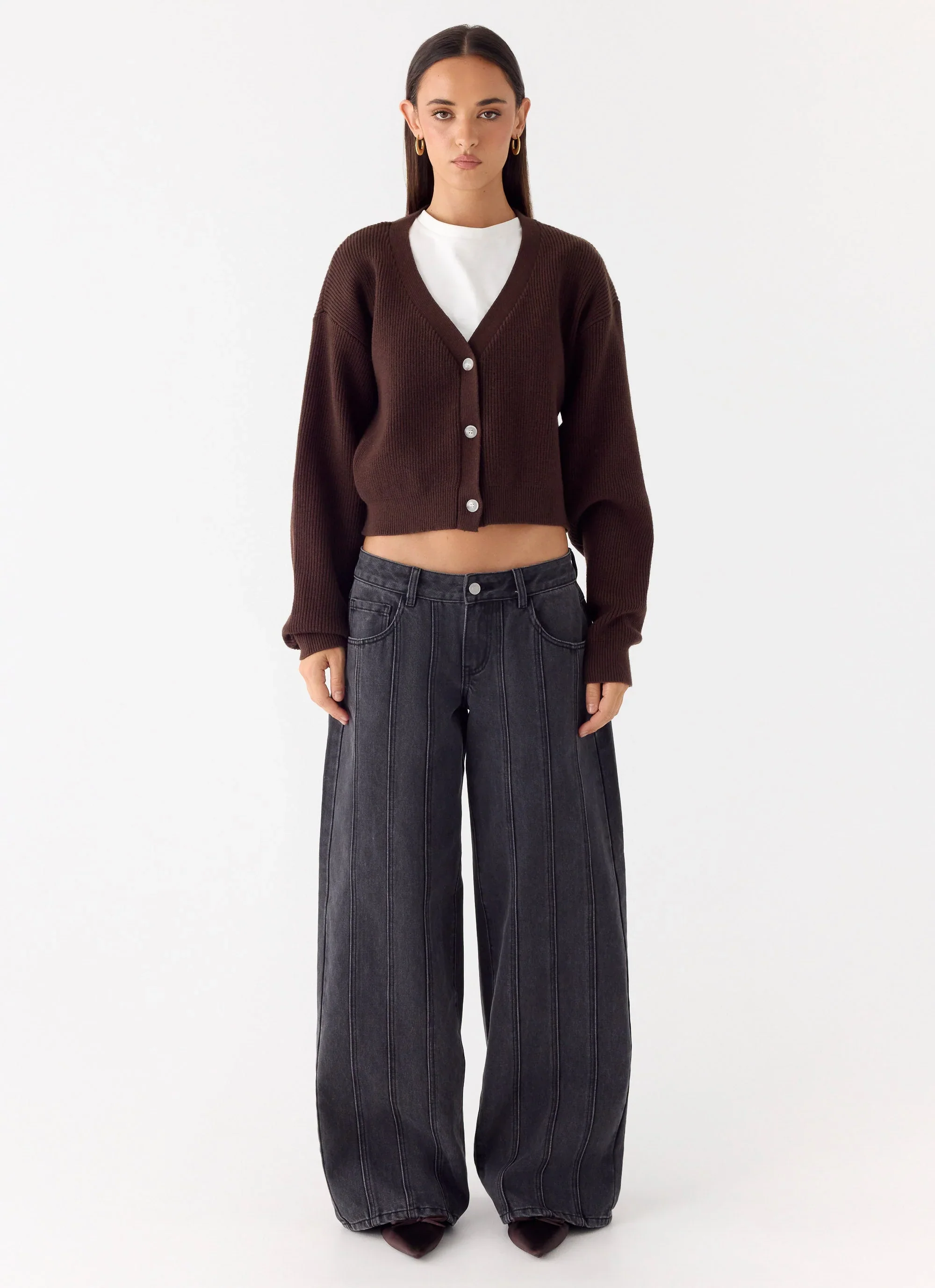 Ashby Knit Sweater - Chocolate