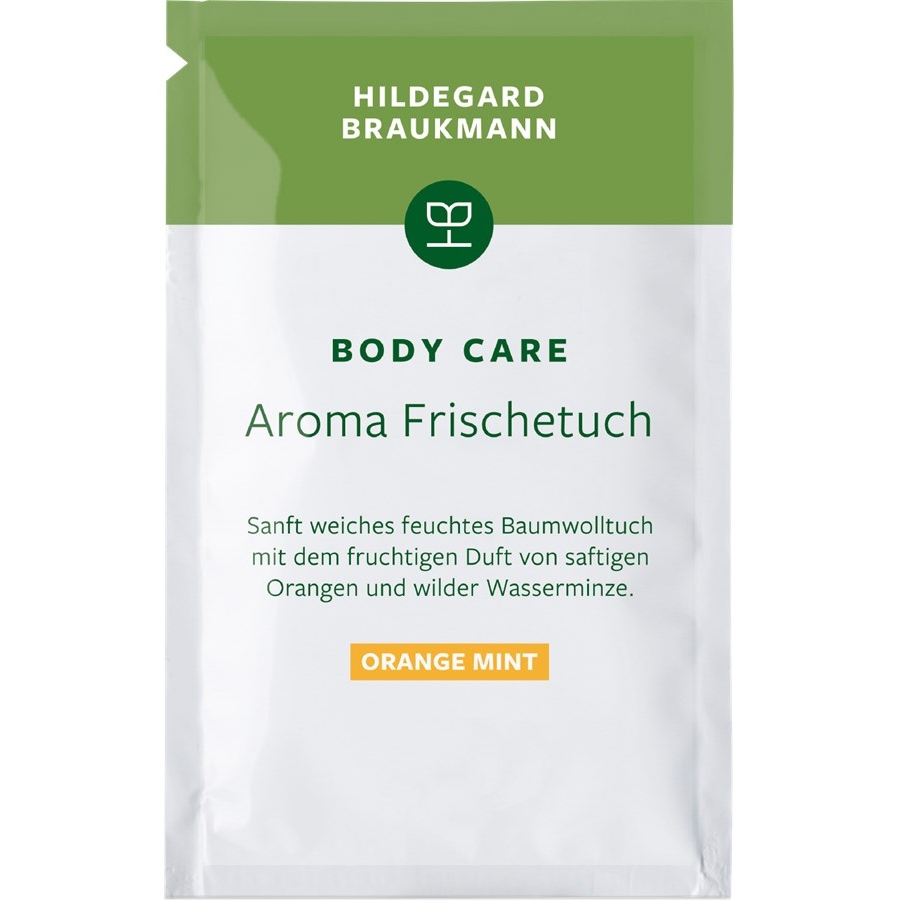 Hildegard Braukmann Pielęgnacja ciała Chusteczki odświeżające o aromacie mięty pomarańczowej