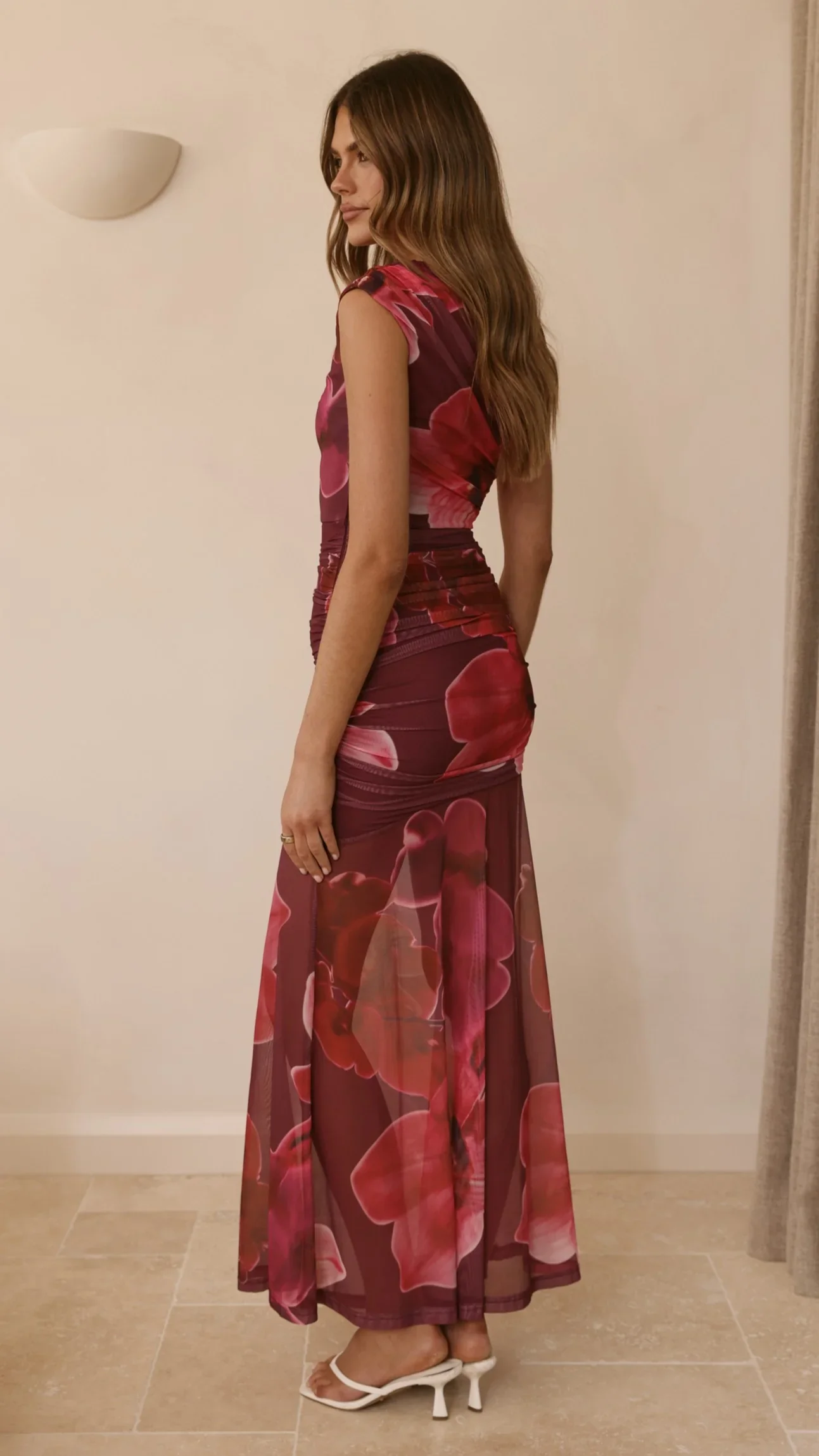 Delara Maxi Dress - Fuchsia