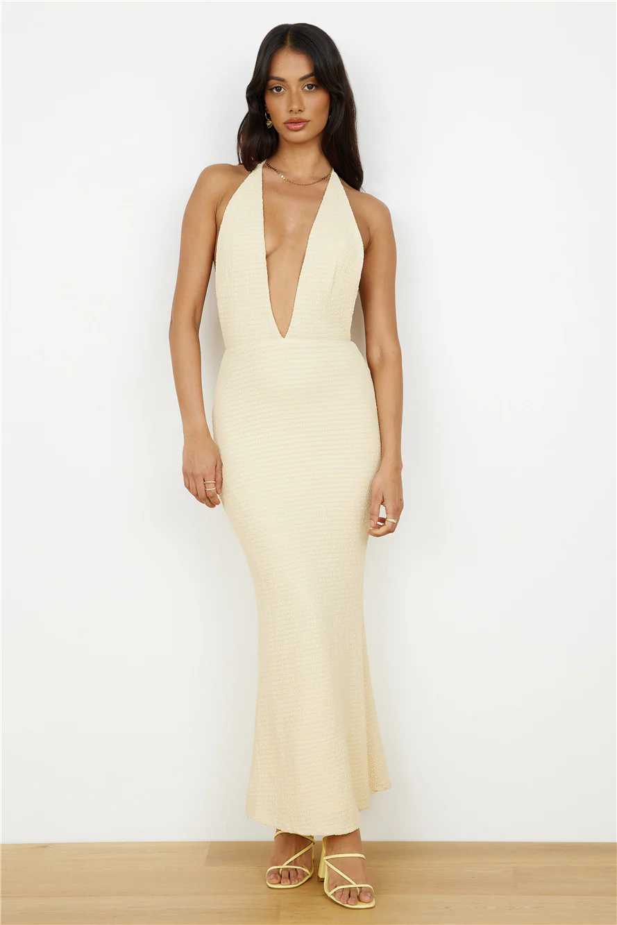 Tainted Love Maxi Dress Yellow