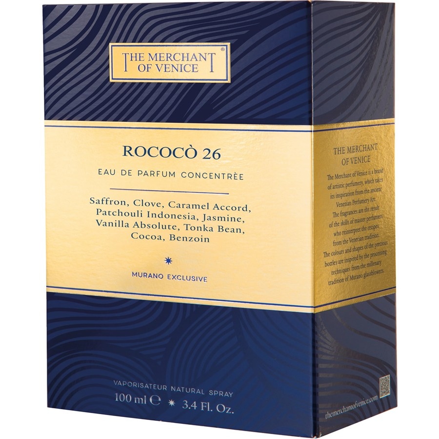 THE MERCHANT OF VENICE Murano Exclusiv Eau de Parfum Concentrée Rococó 26