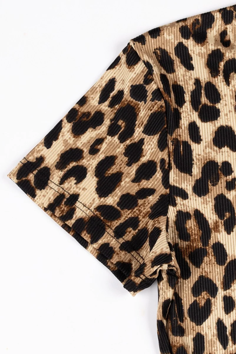 Leopard Print Baby Tee