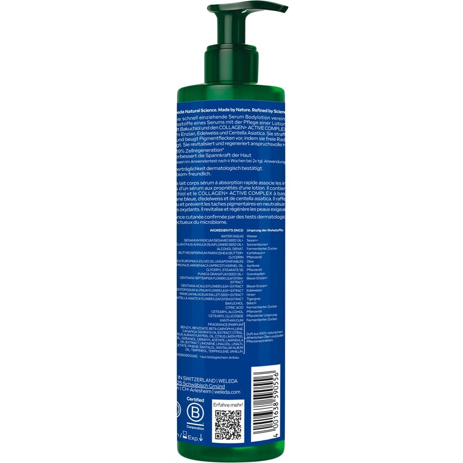 WELEDA Lotions Rewitalizujące serum do ciała Błękitna goryczka i szarotka alpejska