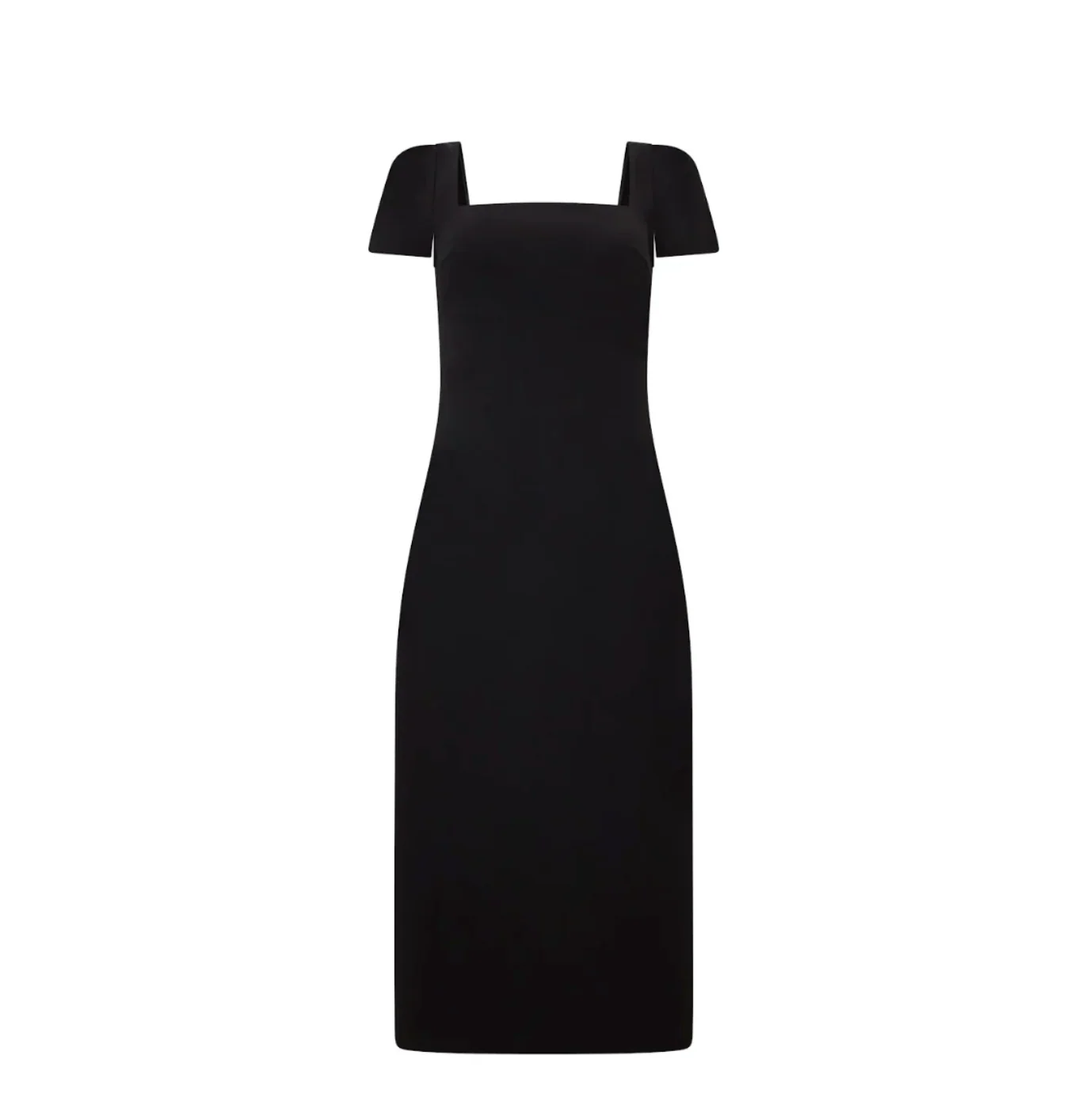 Square Neck Slip Midi Dress