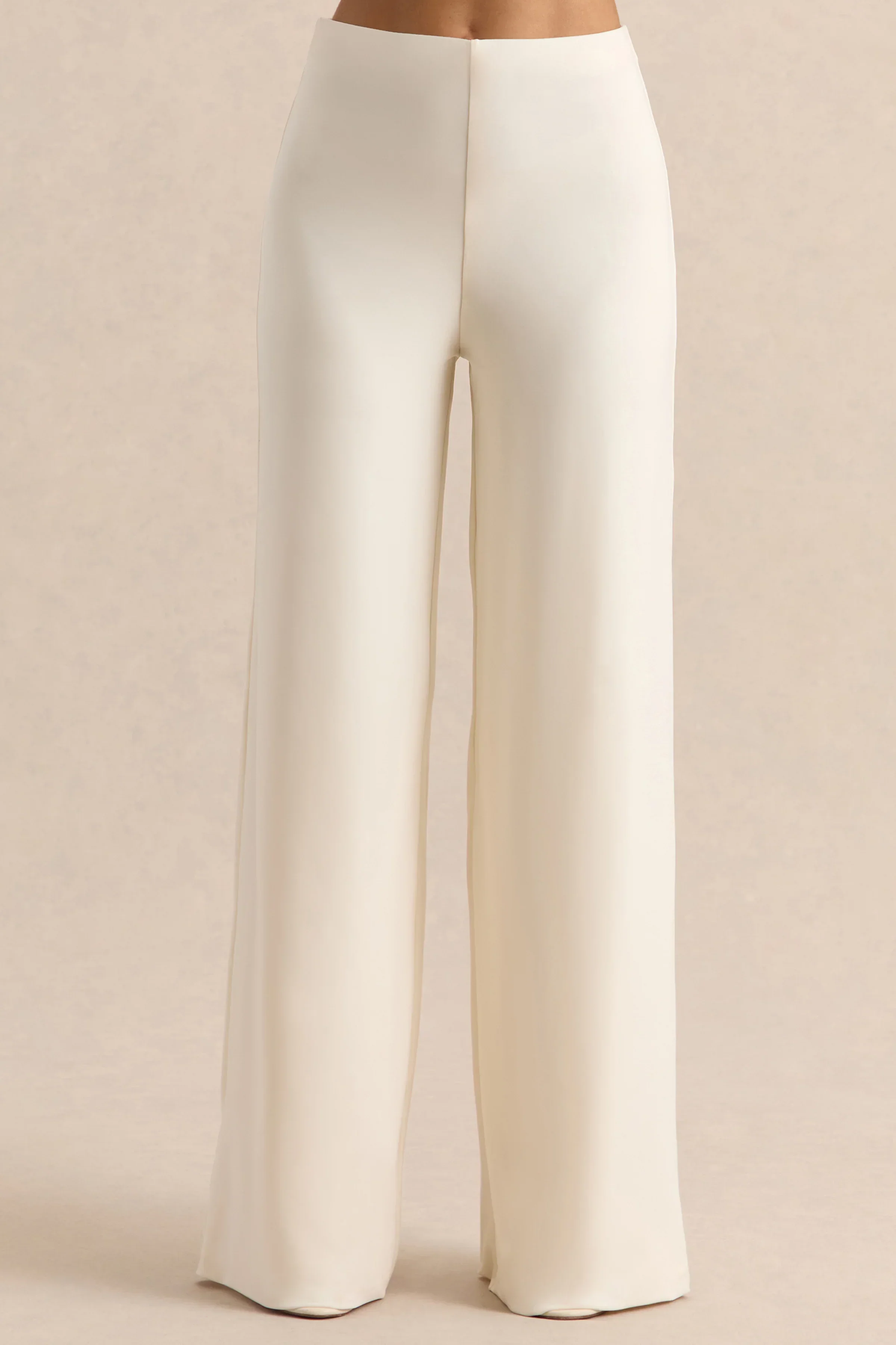 Safirra | White Wide-Leg Trouser