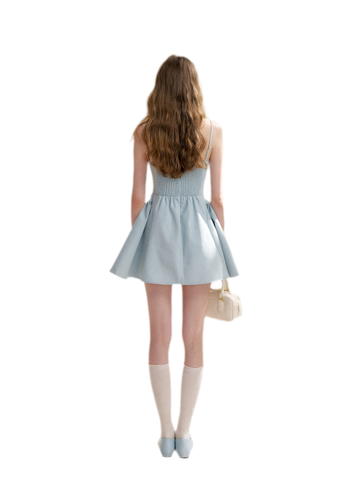 Lace-Trimmed A-Line Camisole Dress | Final Sale