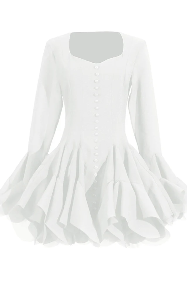 Miranda Asymmetric Hem Mini Dress