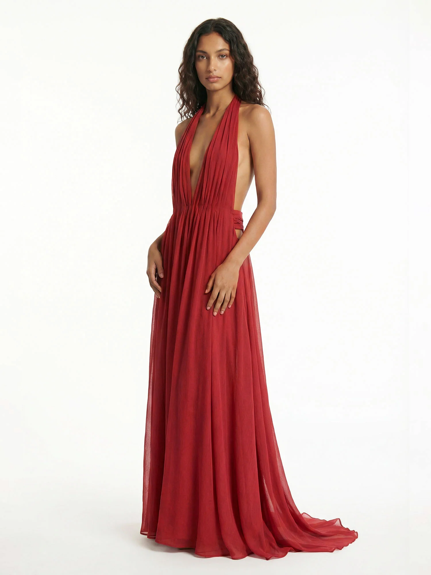 Eternal Plunge Maxi Dress