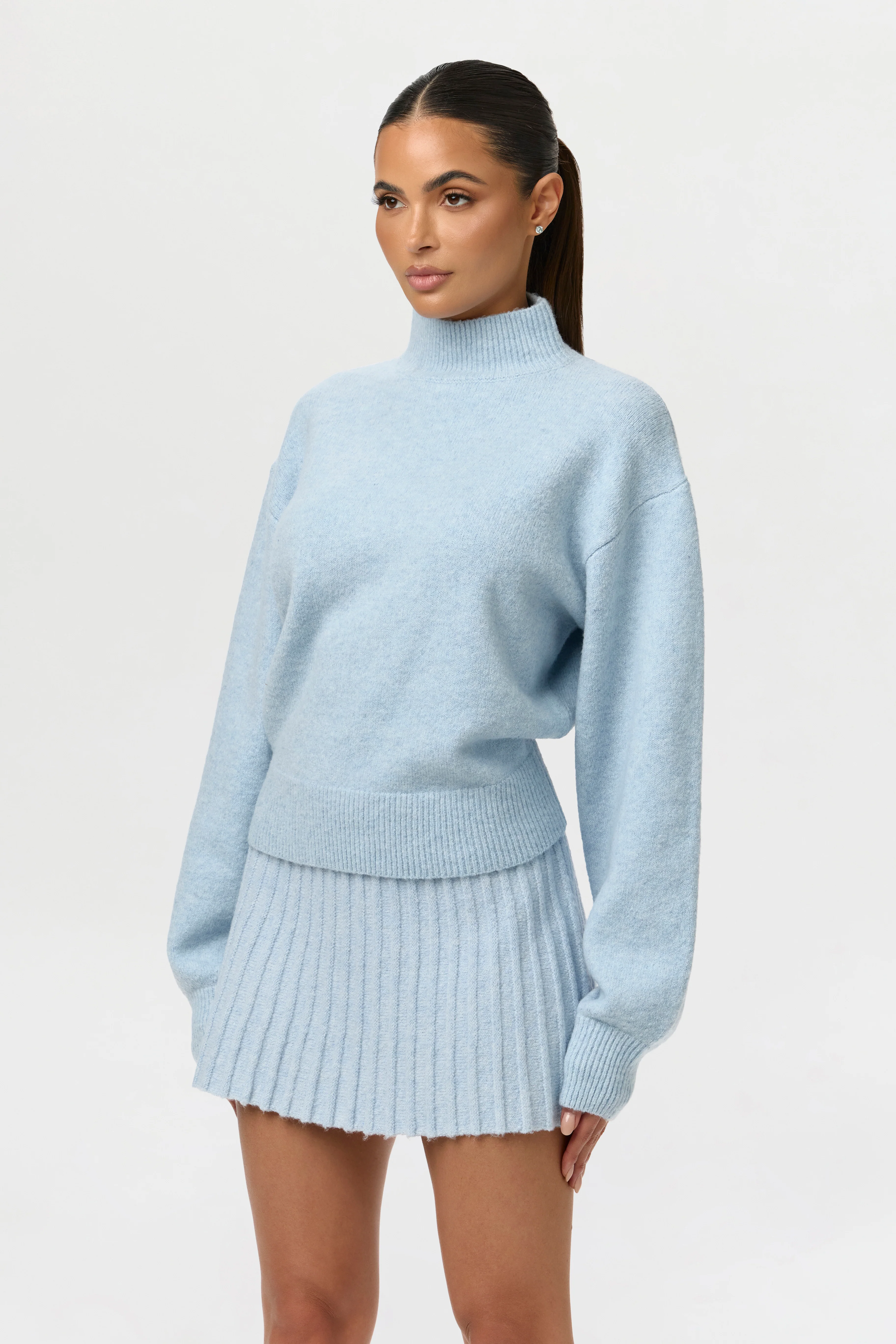Knit Turtleneck Sweater