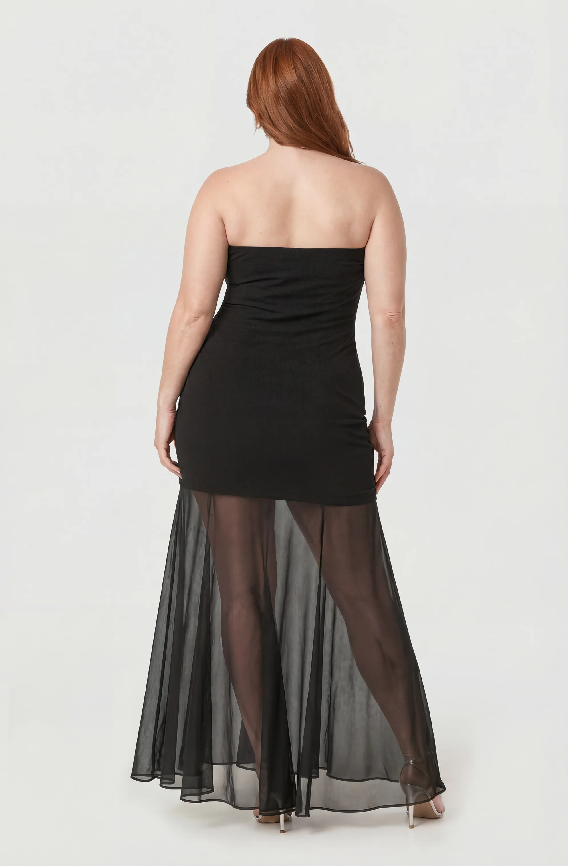 Lizet Strapless Contrast Maxi Dress - luluinthesky