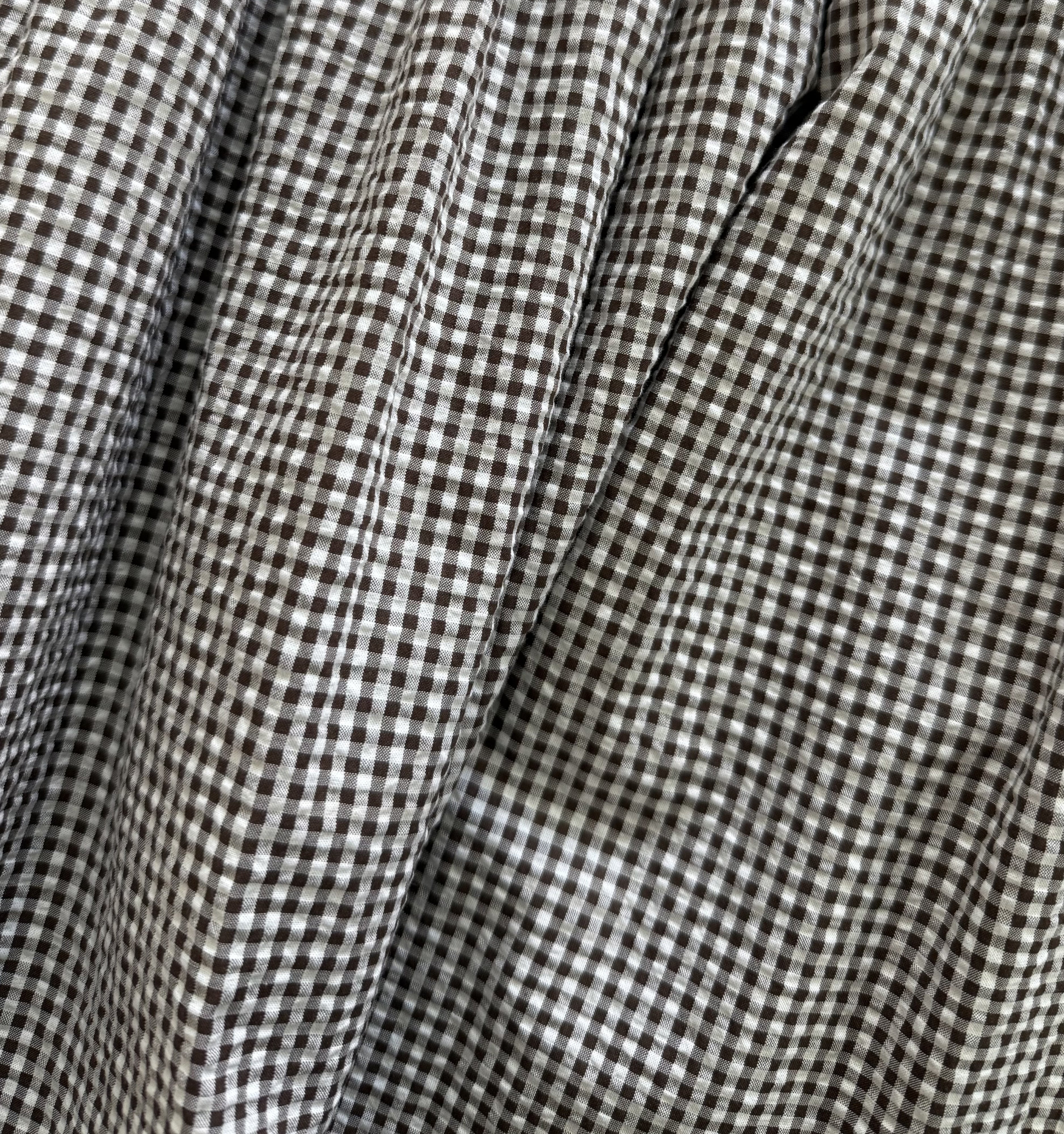 The Fleur Midi Dress - Chocolate Gingham