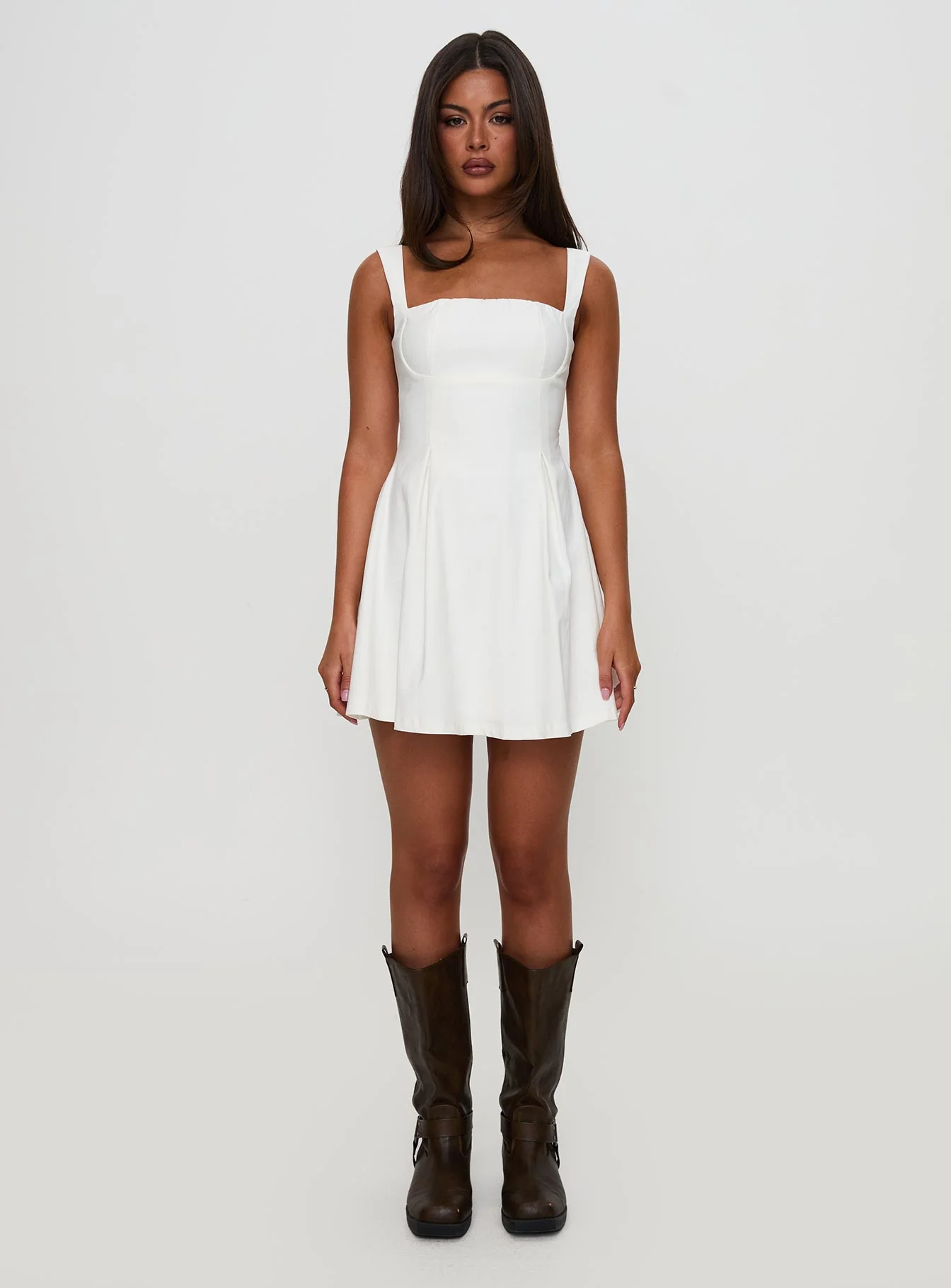 Xanthus Mini Dress White - luluinthesky