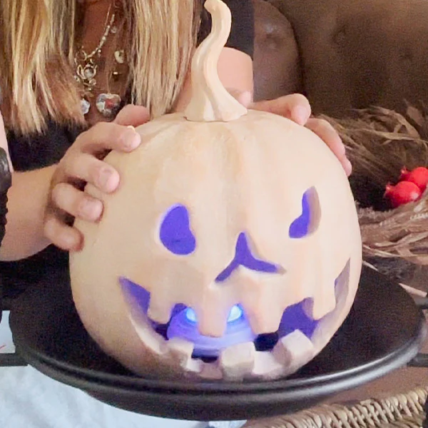 Multi-color LED Jack-O-Lantern With Bracket Option | Our 