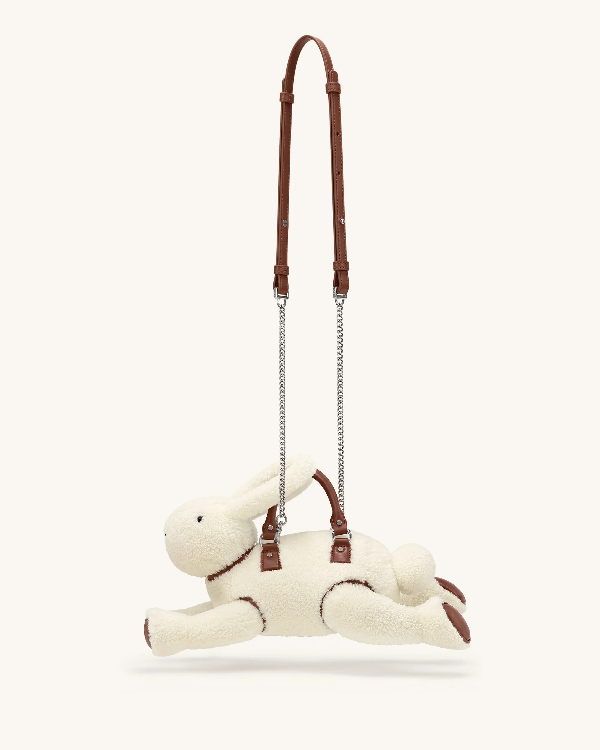 Bella Bunny Shaped Top Handle Bag - White