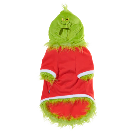 Grouchy Slouchy Grinch Costume & Toy Bundle For Super Chewer