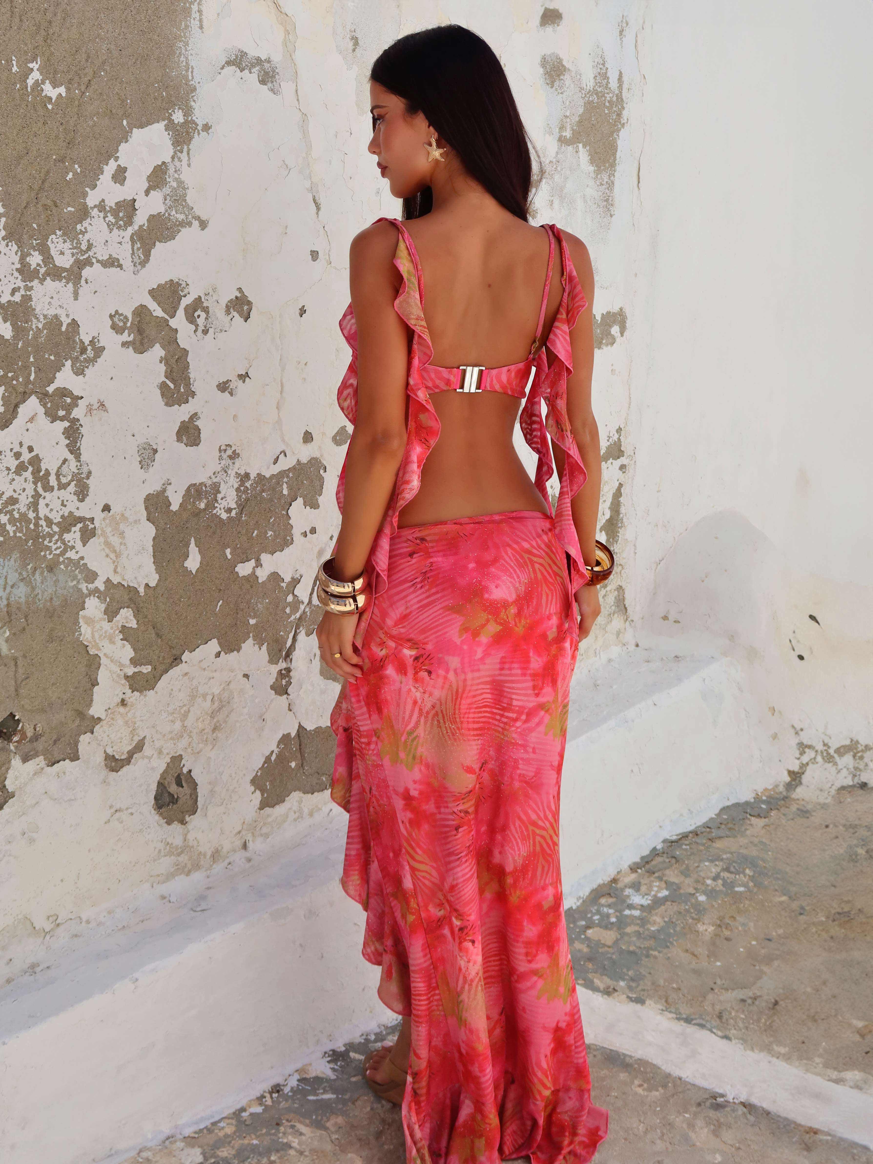 Millea Maxi Skirt Pina Colada