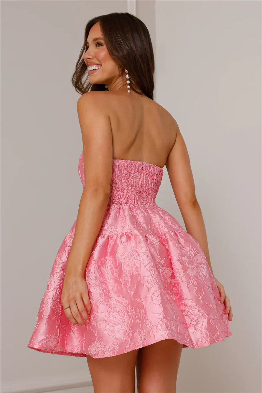 Silhouette Of Dreams Strapless Mini Dress