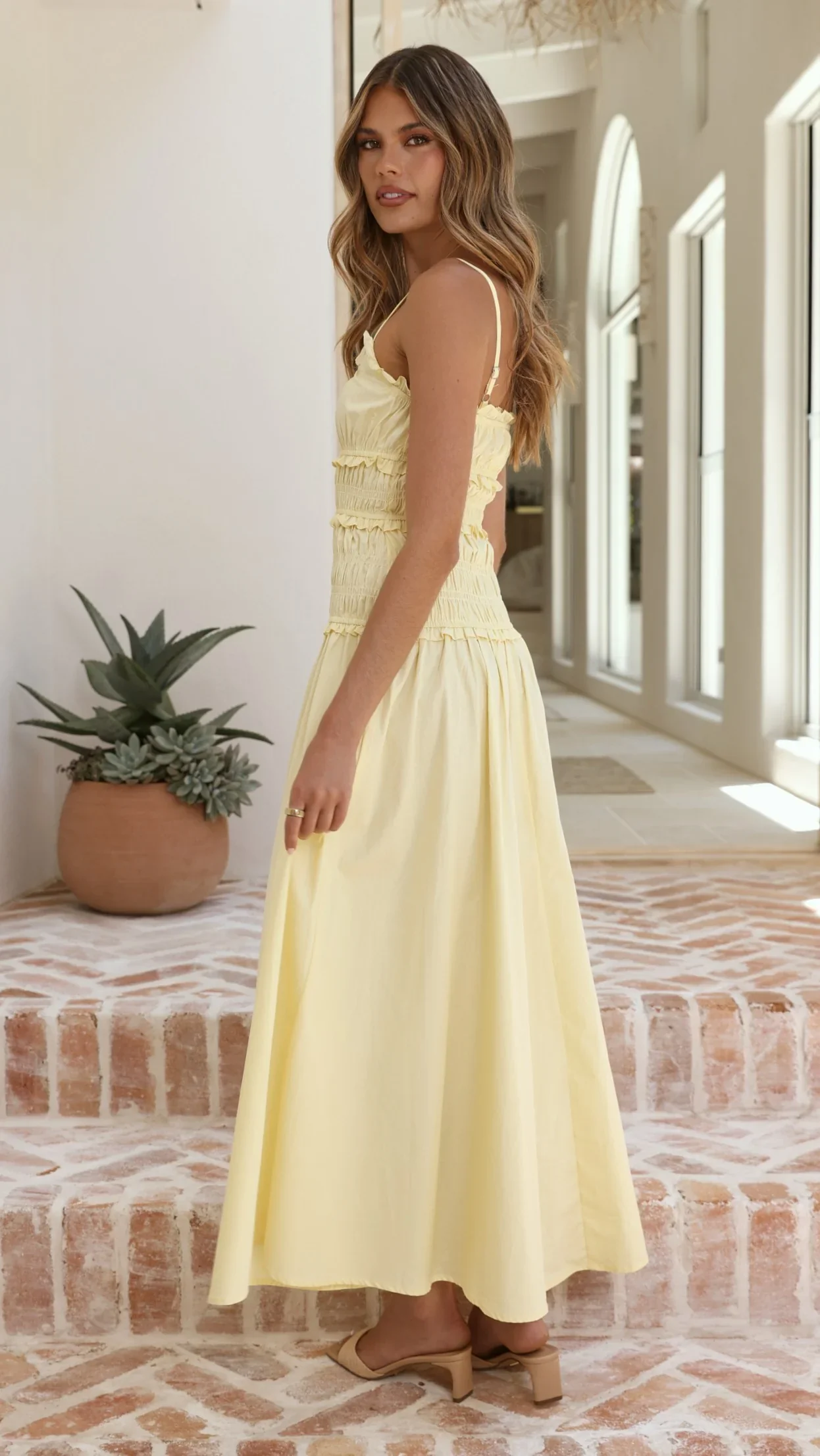 Vida Maxi Dress - Yellow