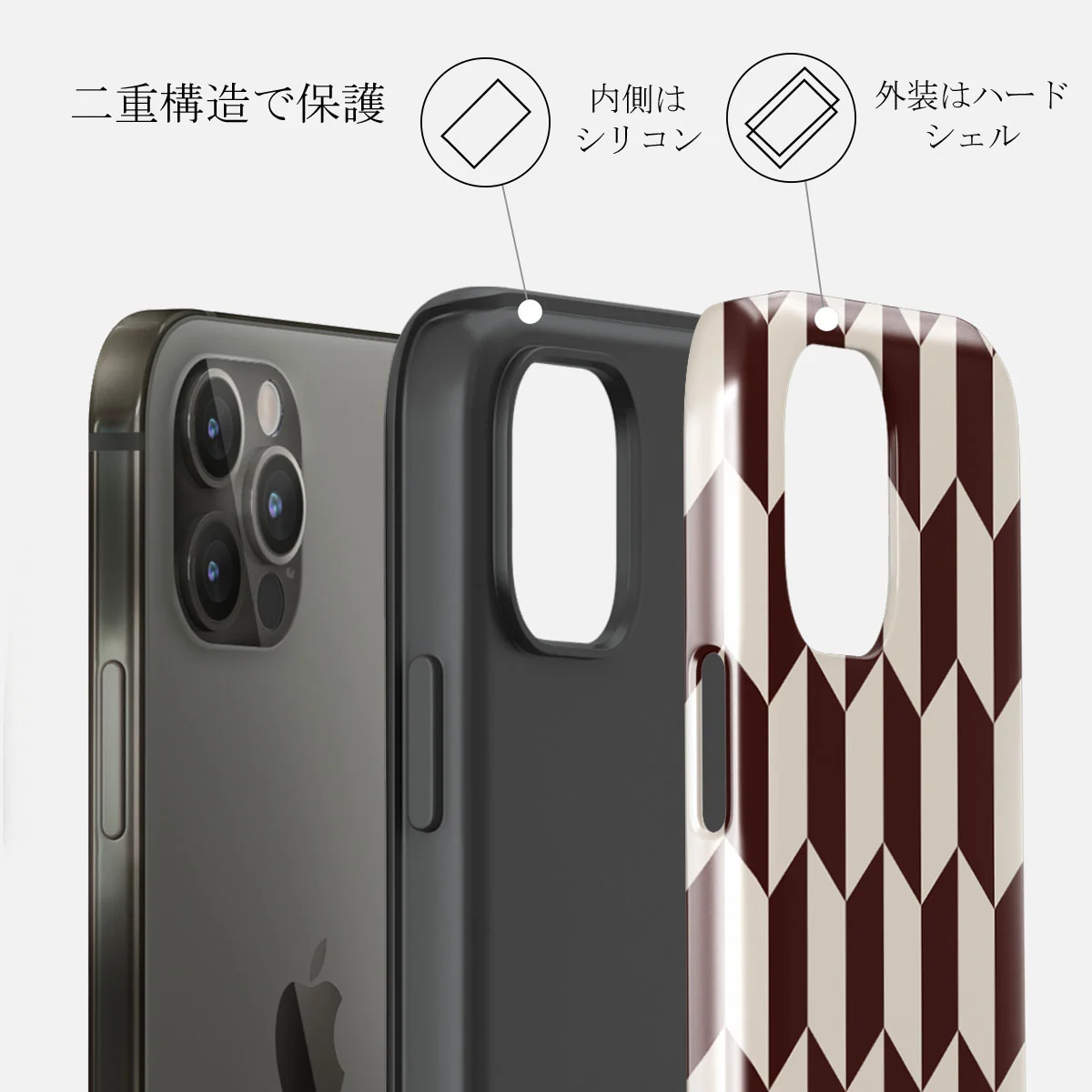 Etiquette - iPhone 12 Pro ケース